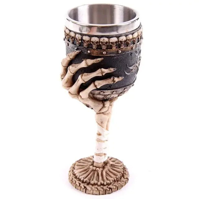 Gravenoir - Skull Goblet with Ghostly Hand Design