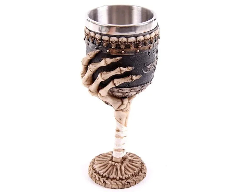 Gravenoir - Skull Goblet with Ghostly Hand Design