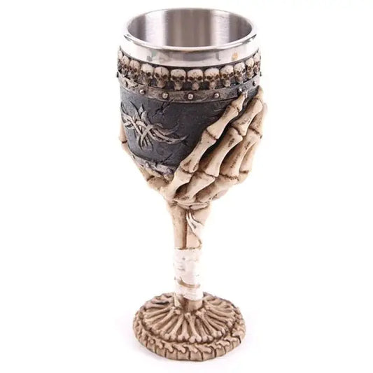 Gravenoir - Skull Goblet with Ghostly Hand Design